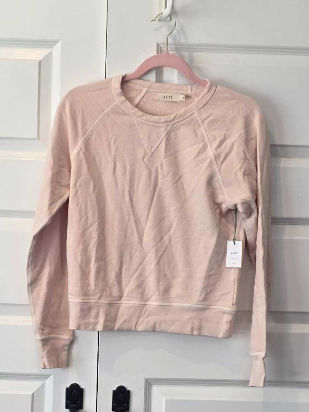 NWT: American Eagle AE77 Premium Distressed Crewneck Sweatshirt